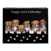 Large Size Puppy Love Calendar Kalender (Hoes)
