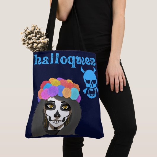 Large size tote bag  with Halloween print (Dichtbij)