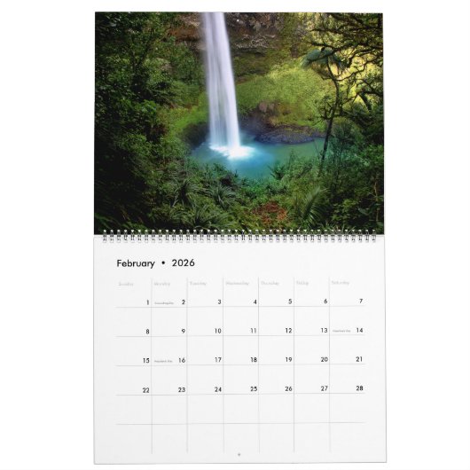 Large Size Tropics Paradise Calendar Kalender (Feb 2026)