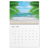 Large Size Tropics Paradise Calendar Kalender (Mar 2026)