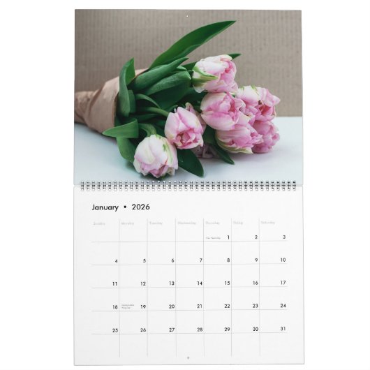 Large Size Tulips Calendar Kalender (Jan 2026)