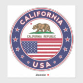 large size vinyl sticker (Vel)