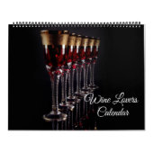 Large Size Wine Lovers Calendar Kalender (Hoes)
