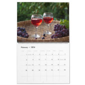 Large Size Wine Lovers Calendar Kalender (Feb 2026)
