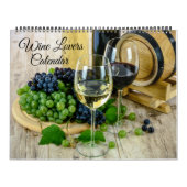 Large Size Wine Lovers Calendar Kalender (Hoes)