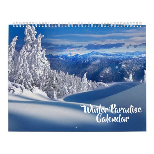 Large Size Winter Calendar Kalender (Hoes)