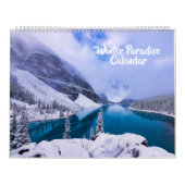 Large Size Winter Paradise Calendar Kalender (Hoes)