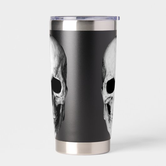 Large Skull Gothic Geïsoleerde Drinkbeker (Links)