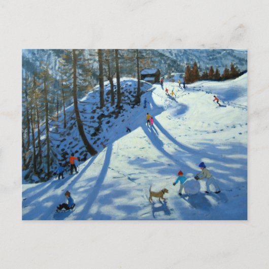 Large Snowball Zermatt Briefkaart (Voorkant)