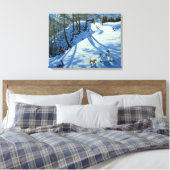 Large Snowball Zermatt Canvas Afdruk (Insitu (Slaapkamer))