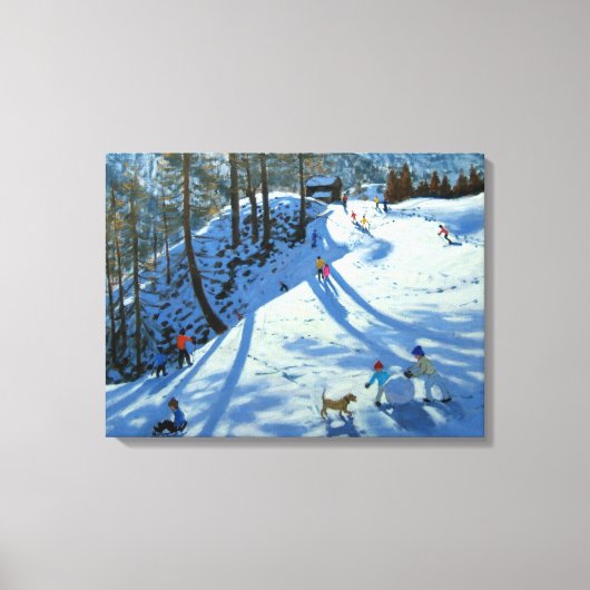 Large Snowball Zermatt Canvas Afdruk (Voorkant)