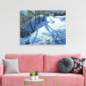Large Snowball Zermatt Canvas Afdruk (Insitu (Woonkamer))