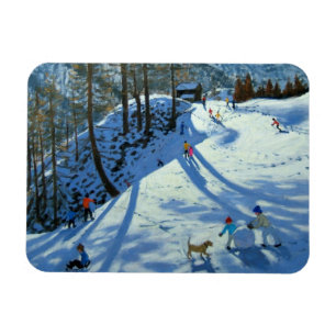 Large Snowball Zermatt Magneet