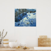 Large Snowball Zermatt Poster (Keuken)