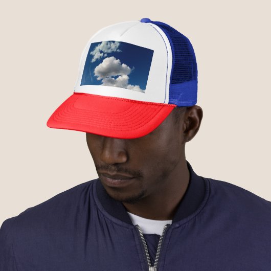 Large soft cloud trucker pet (In situ)