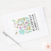 Large Stickers with Garden Design (Envelop)