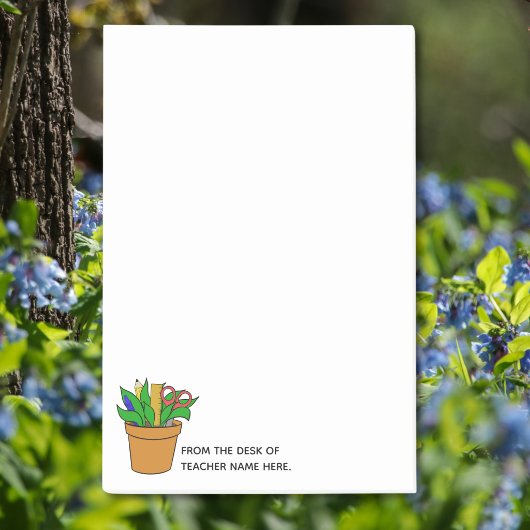 Large Teacher Post-Its with Name Personalization  Post-it® Notes