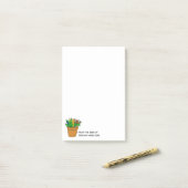 Large Teacher Post-Its with Name Personalization  Post-it® Notes (Op bureau)