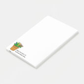 Large Teacher Post-Its with Name Personalization  Post-it® Notes (Schuin)