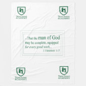 Large Third Street Academy Fleece Blanket (Voorkant)