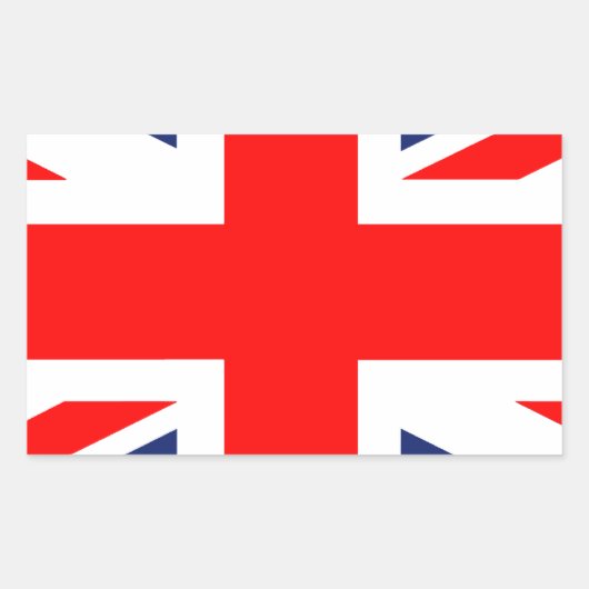 Large Union Jack.png Rechthoekige Sticker (Voorkant)