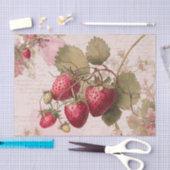 Large Watercolor Strawberries Tissuepapier (Craft)