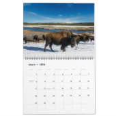 Large Yellowstone Park Calendar Kalender (Mar 2026)