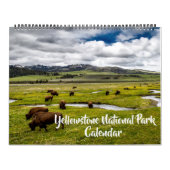 Large Yellowstone Park Calendar Kalender (Hoes)