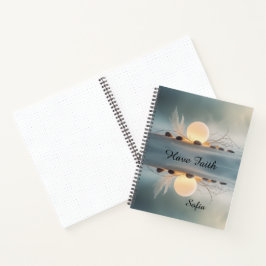 Large Zen Spiral Journal: Full Wrap Mindful Notitieboek