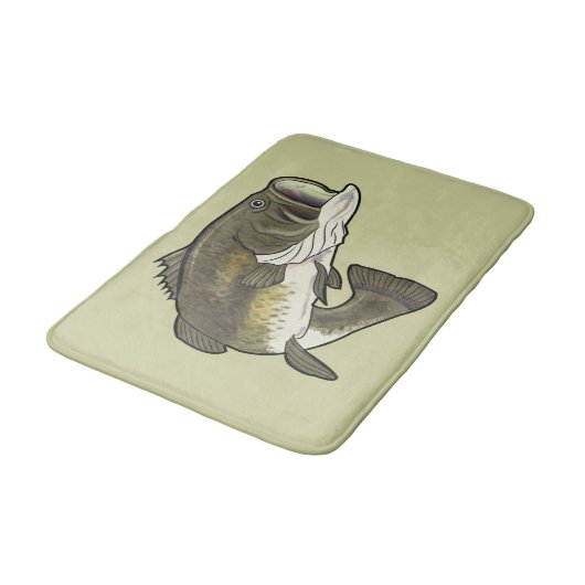 Largemouth Bass Badmat (Gekanteld)