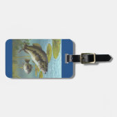 Largemouth Bass Bagagelabel (Voorkant horizontaal)