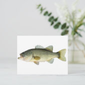 Largemouth Bass Briefkaart (Staand voorkant)