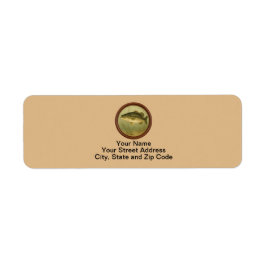 Largemouth Bass Burwood Labels