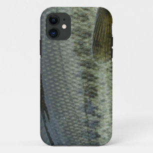 Largemouth Bass by Patternwear© Fly Fishing iPhone 11 Hoesje
