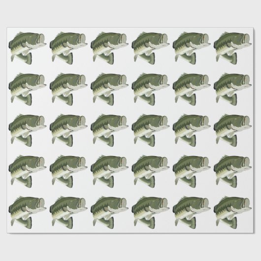 LARGEMOUTH BASS CADEAUPAPIER (Vlak)