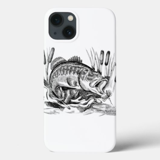 Largemouth Bass Case-Mate iPhone Case (Achterkant)
