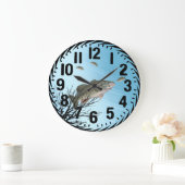 LARGEMOUTH BASS -CLOCK GROTE KLOK (Huis)