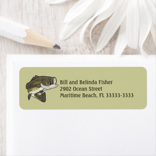 Largemouth Bass Etiket (Insitu)