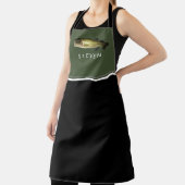 Largemouth Bass Fish Personalized Chef Schort (Insitu)