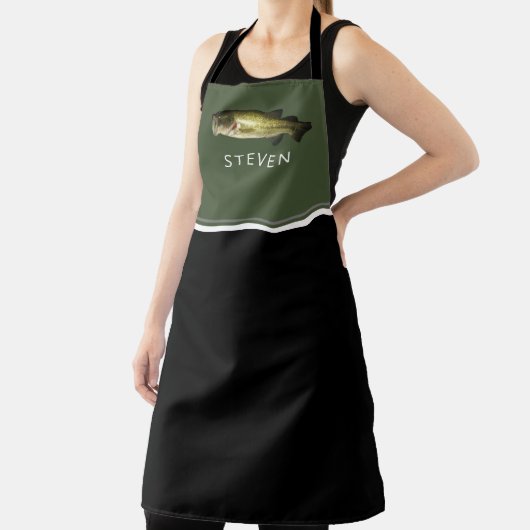 Largemouth Bass Fish Personalized Chef Schort (Insitu)