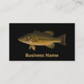 Largemouth Bass Fish Sjabloon Visitekaartje (Voorkant)