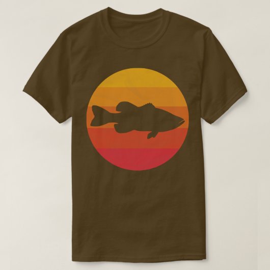 Largemouth Bass Fish T-shirt (Design voorkant)