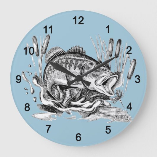 Largemouth Bass Grote Klok (Voorkant)