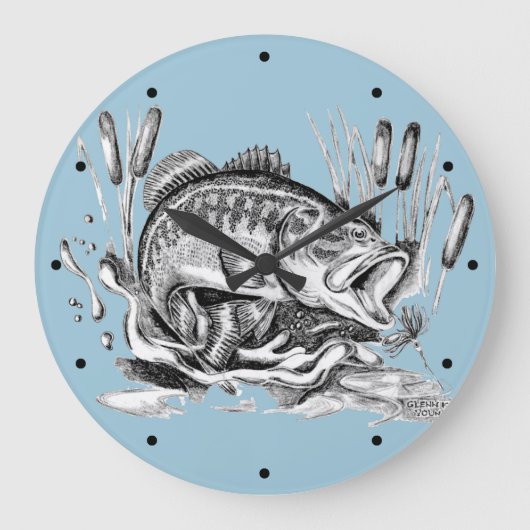 Largemouth Bass Grote Klok (Voorkant)