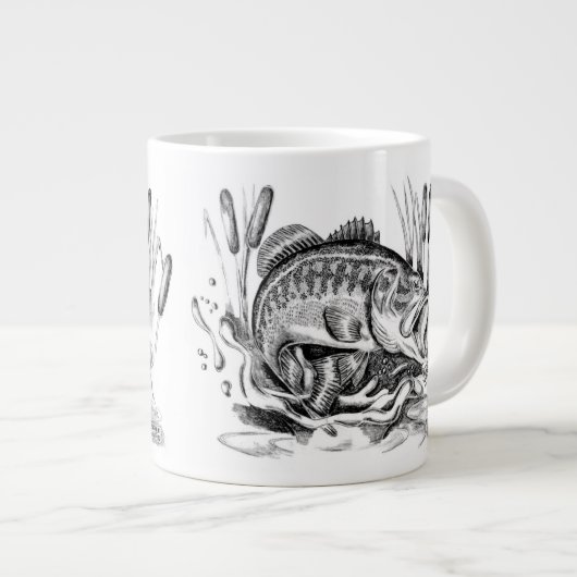 Largemouth Bass Grote Koffiekop (Voorkant rechts)