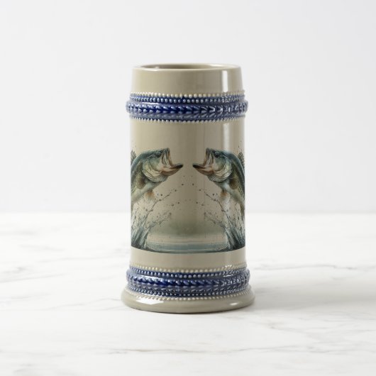 Largemouth Bass Jumping Bierpul (Center)