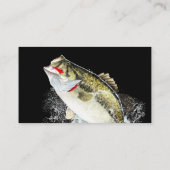 Largemouth Bass Jumping Visitekaartje (Achterkant)