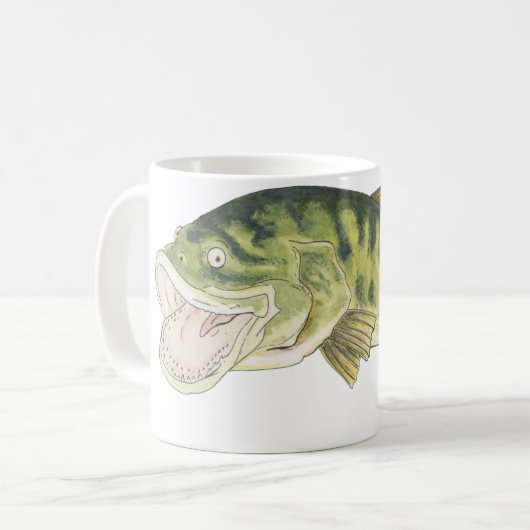 Largemouth Bass Koffiemok (Voorkant links)