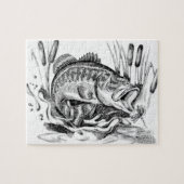 Largemouth bass legpuzzel (Horizontaal)