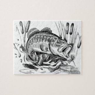 Largemouth bass legpuzzel